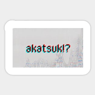 glitched akatsuki Sticker